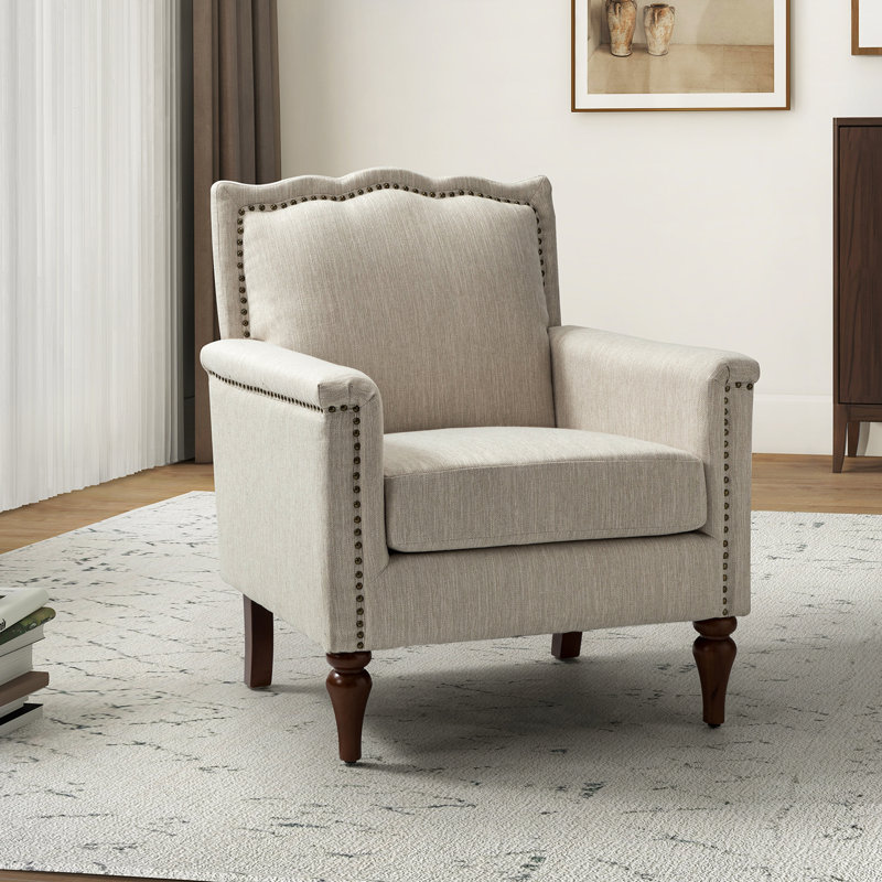 Etta Avenue™ Toulouse 29.5" Wide Polyester Armchair & Reviews Wayfair